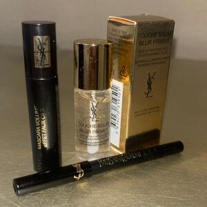 Yves Saint Laurent Touche Éclat Blur Primer and Mascara Set - Black and Gold